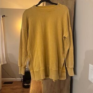 Aerie oversized Mustard Sweatshirt